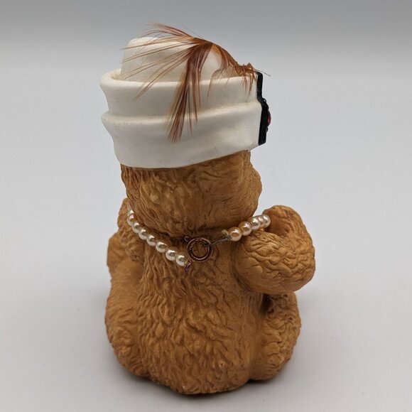 Chapeau Noelle by Lucy Rigg Carrie Bear Figurine 1994, Limited Edition - Picture 5 of 10